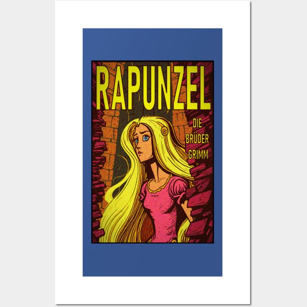 Rapunzel by the Brothers Grimm Wall Art by theseventeenth